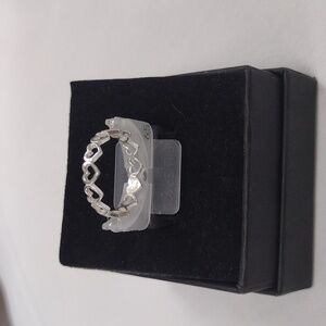 🌺3/$20 SS etched heart band